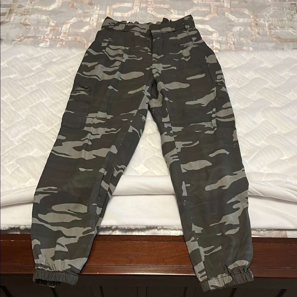 Express Gray and Black Jogger Track Pants